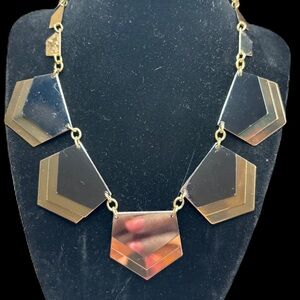 NWT Express Gold & Silver Modern Necklace